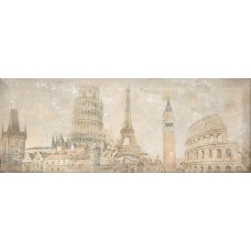 Декор 15x40 Antica серый